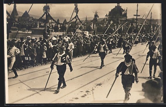 Cartoline postali: Luzern, Eidgenössisches Sängerfest 192 – Usato da Berlin venduto da bartko-reher