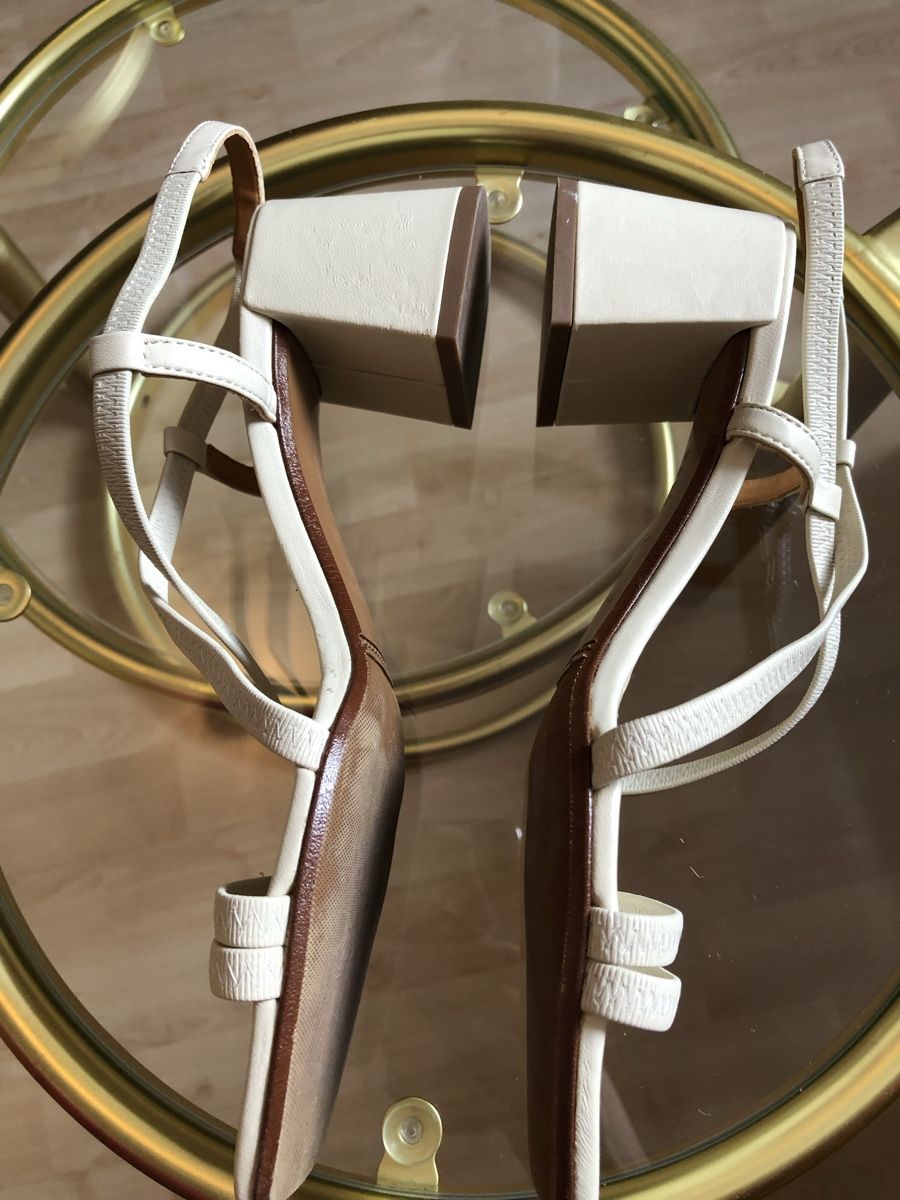Sezane Damenschuhe: Sandales cuir écru Sézane – Neu (gemäss Beschreibung) aus Clarens von ale_yc7t 2