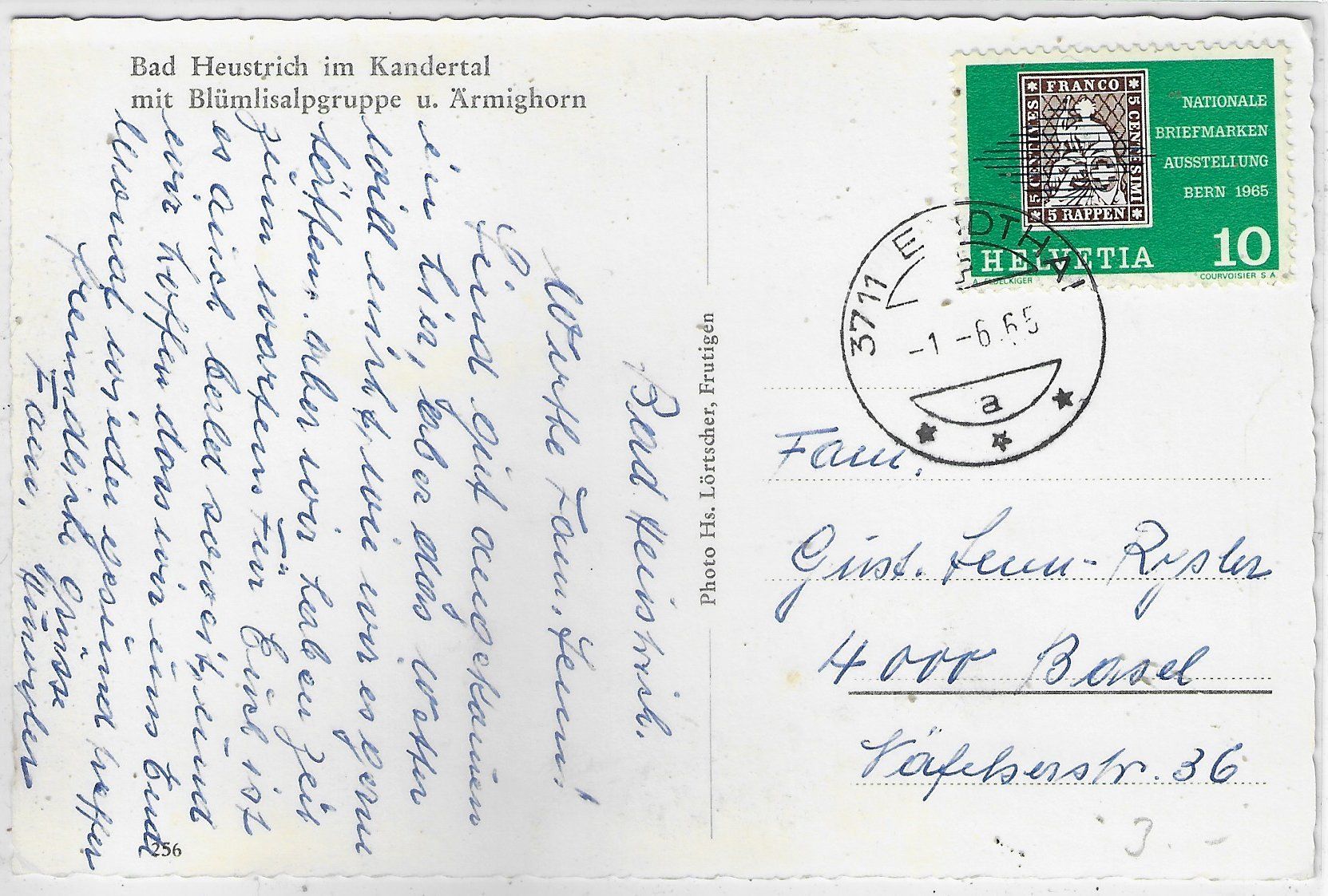 Cartoline postali: Bad Heustrich im Kandertal – Usato da Ettingen venduto da Kartenplanet 1