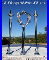 ETAGERE   NOSTALGIE  SILBER  FÜR EINE DREILAGIGE ETAGERE