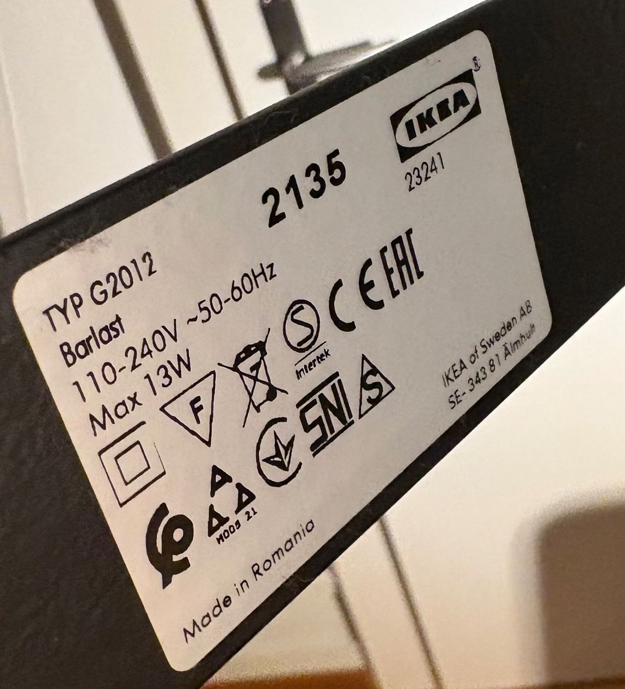 Ikea Lampen: IKEA Stehlampe BARLAST – Gebraucht aus Zürich von gra_7ngy 1