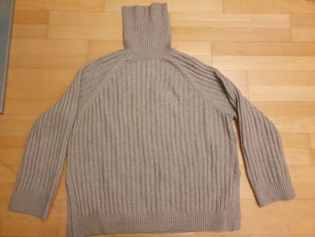 H&M Mädchen Rollkragenpullover Gr.M beige, Rippenstrick, ...