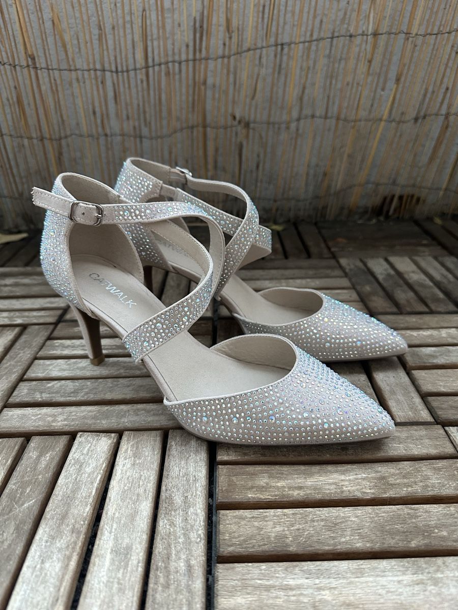 Graceland Damenschuhe: Pumps Glitzer/Strass Gr.38 – Neu und originalverpackt aus Zürich von sar_v6x8