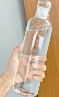Trinkflasche GLAS mit Zeitmarkierung - 500ml