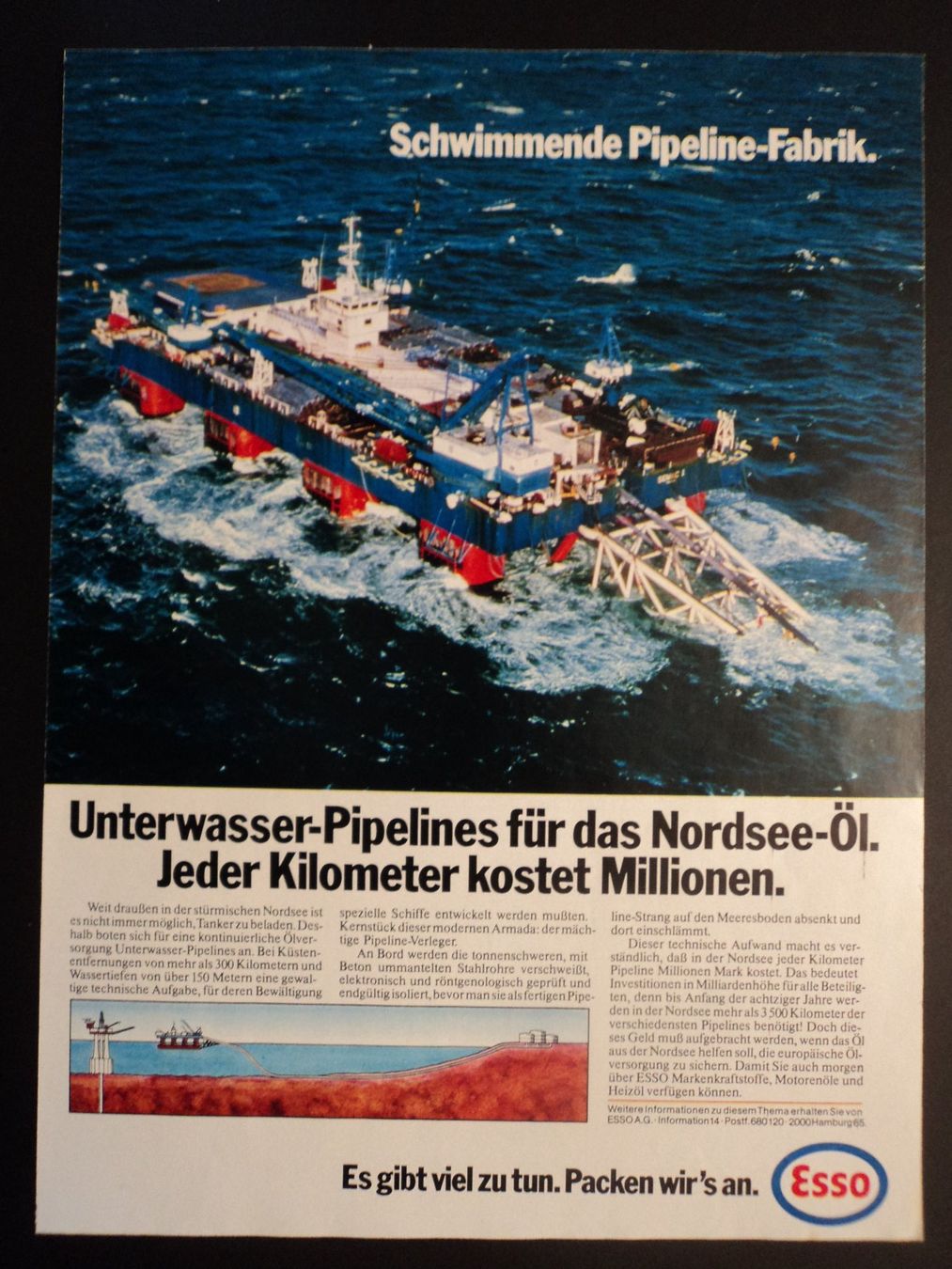 Dokumente: Prospekt Werbung Esso 1977 – Gebraucht aus Schwarzenburg von modelCARama
