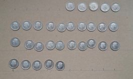 Monnaie Suisse CHF 0.20 de 1986 à 2015 / SS à SS+ VZ