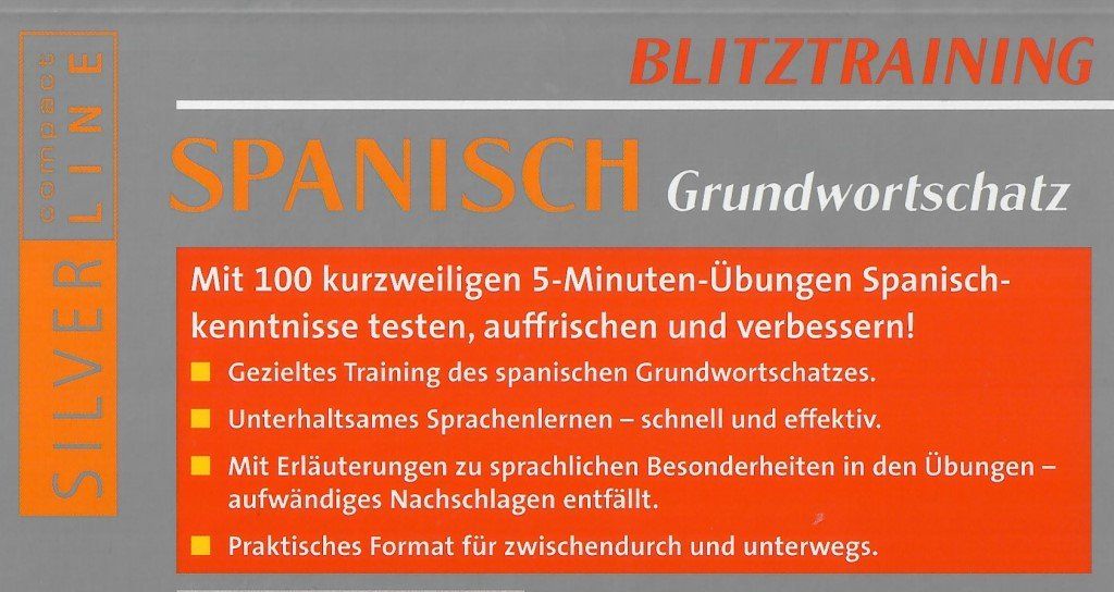 Libri: Blitztraining Spanisch Grundwortschatz – Nuovo e nell'imballaggio originale da Mauren venduto da Yeelen 3