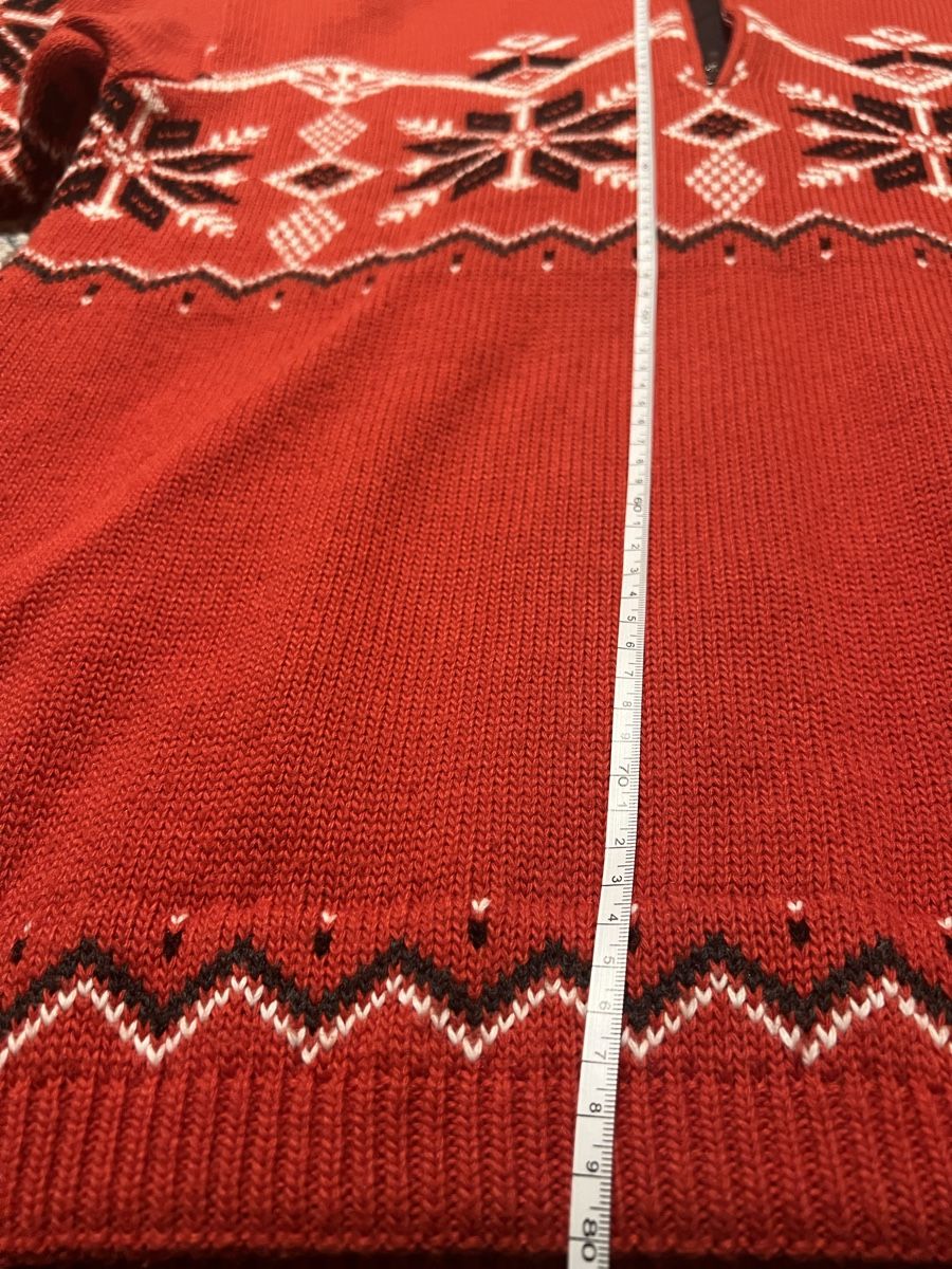 Vestes: Herren | Rote Woll-Strickpullover mit Norweger-Muster – Neuf (Voir description) à Basel par SimpleE 5