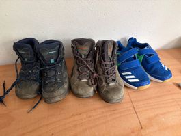 2 x Wander und 1 x Turnschuhe Grösse 32