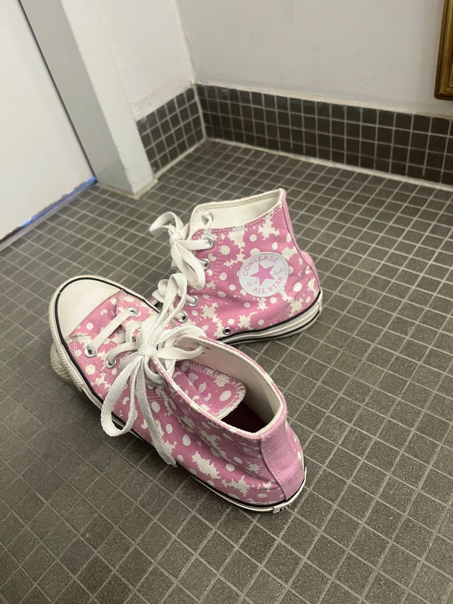 Converse Scarpe per ragazze: Converse Chucks Rosa gemustert Gr.39.5 – Usato da Zürich venduto da Kev81 1