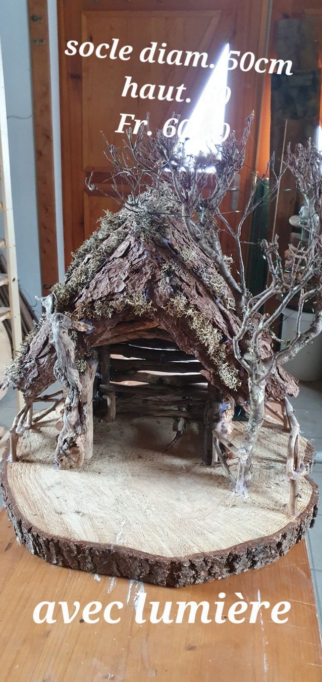 Tutte le decorazioni: Crèche en bois fait main – Nuovo (secondo la descrizione) da Moutier venduto da mar_7nrw