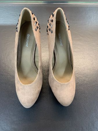 High Heels Farbe Beige, Grösse 37, Neuwertig