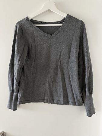Grauer Bodyflirt Damenpullover Gr. S/M