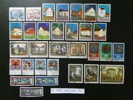 FL 1978 Jahr gestempelt unter 10% Katalog!!