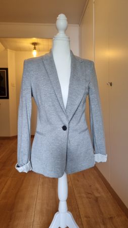 Zara Basic Blazer, Grau, Gr. M