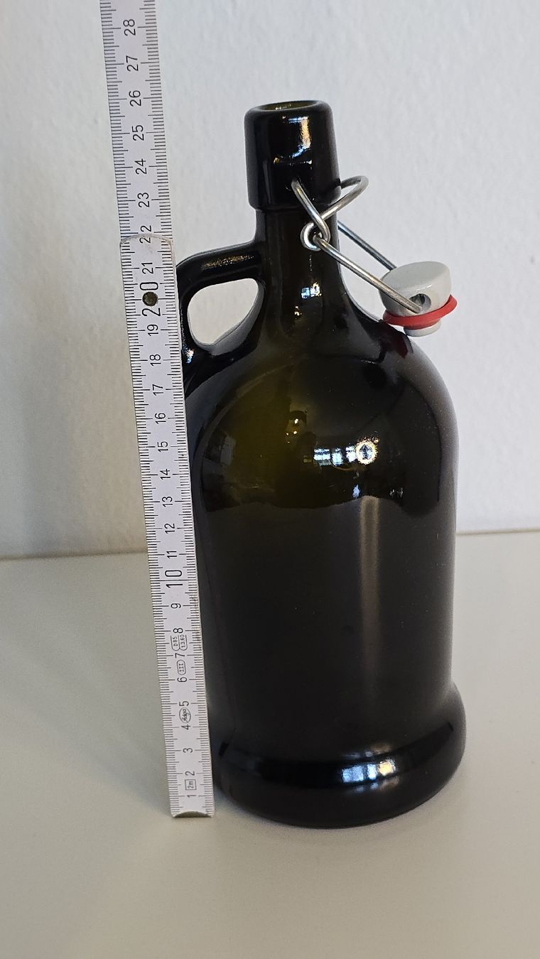 Bicchieri, Caraffe & Bottiglie: Bierflasche 1 Liter mit Bügel – Usato da Buchberg venduto da MaddieF 1
