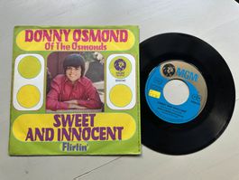 DONNY OSMOND MARIE OSMONDS tolle Single Sweet and innocent