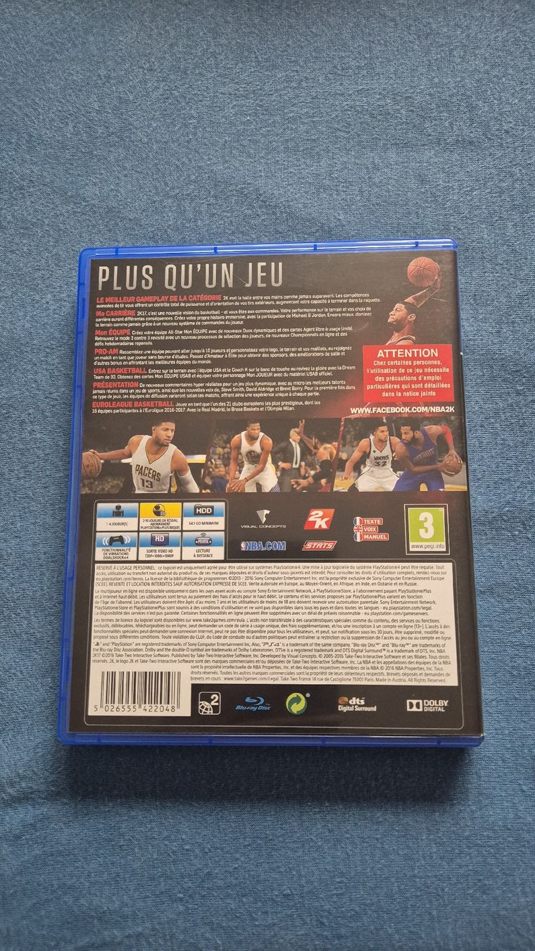Sony Giochi: NBA 2K17 – Usato da Corcelles-Payerne venduto da craveiro_in4k 2