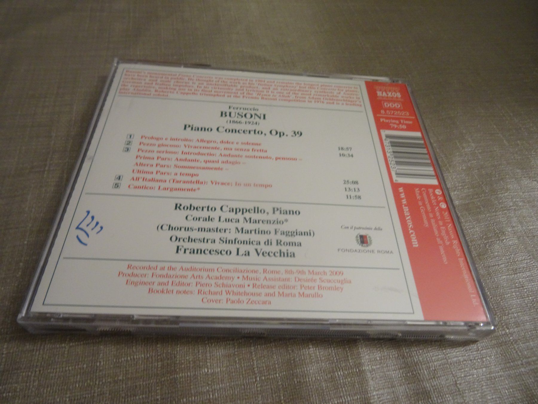 CD: Ferruccio Busoni: Klavierkonzert op. 39 - CD – Usato da Olten venduto da Disc-Ausverkauf 1