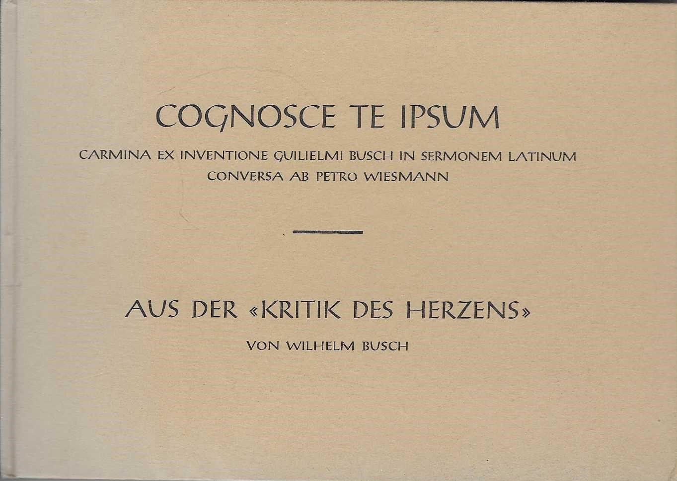 Libri: Aus der "Kritik des Herzens" von Willhelm Busch – Usato da Flims - Dorf venduto da Stagediver