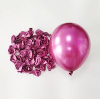 10 Stk. Ballone Ballon metallic pink Party Dekoration