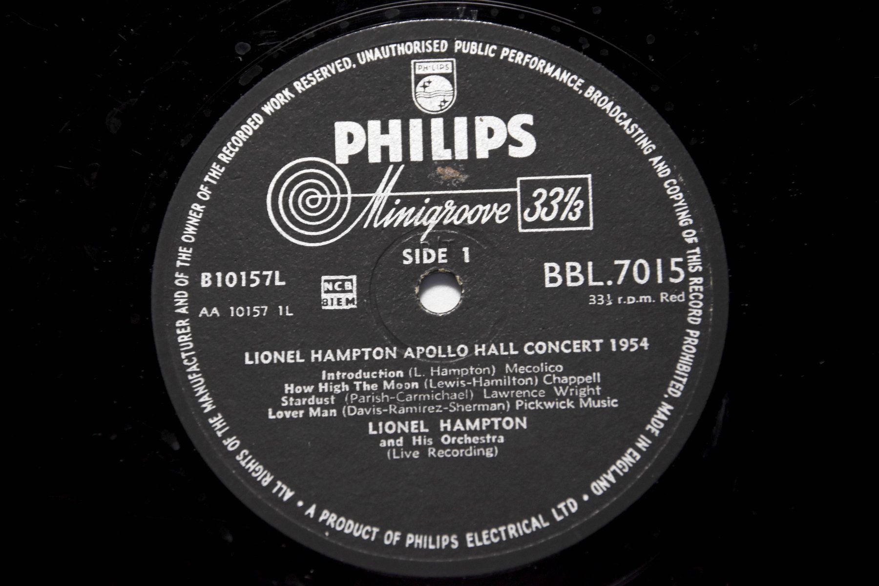 Dischi in vinile: Lionel Hampton - Apollo Hall Concert 1954 – Usato da Belmont-sur-Yverdon venduto da ag97 2