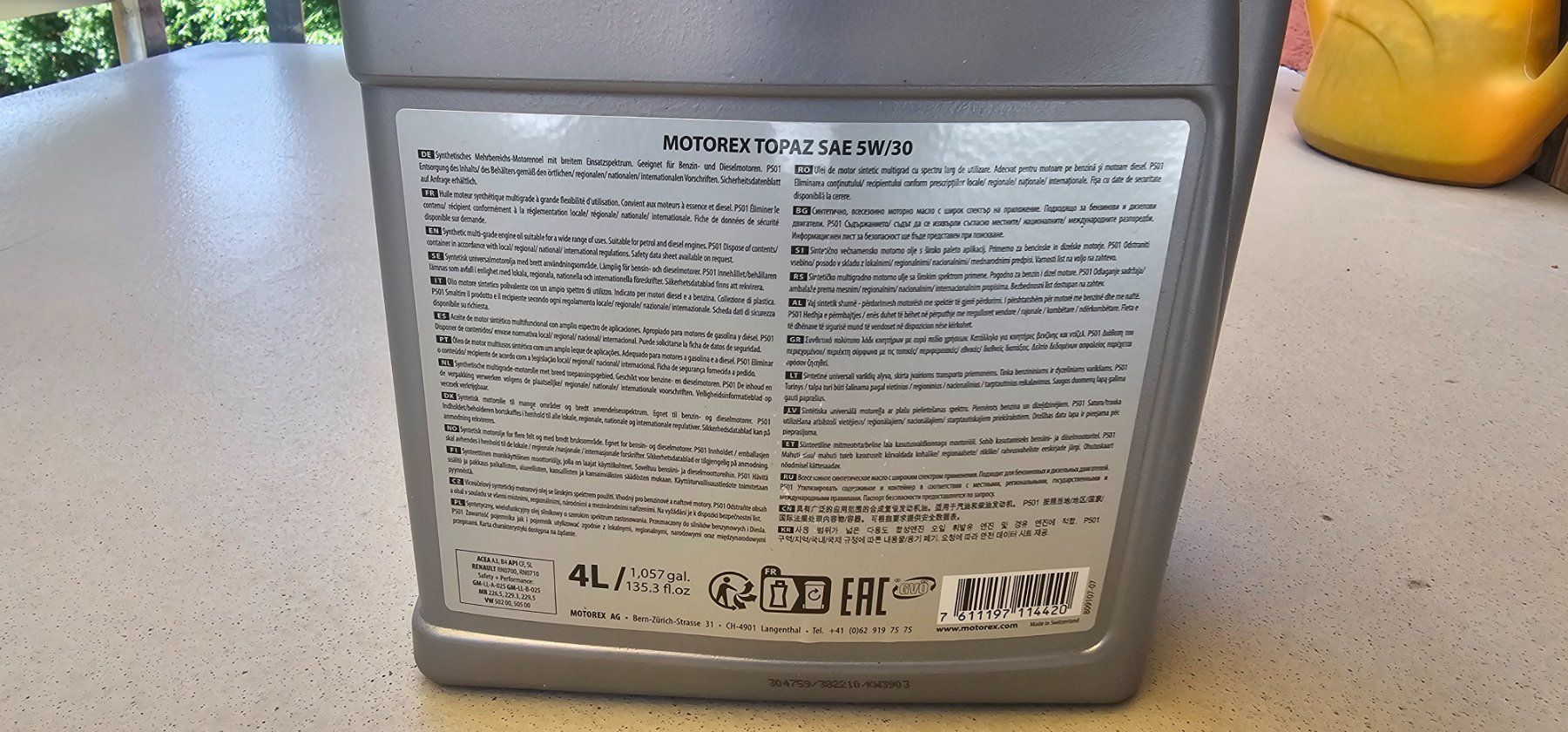 Motorex Oli & Additivi: Motoröl Motorex SAE 5W/30 – Nuovo e nell'imballaggio originale da Herzogenbuchsee venduto da Snoopy2262 2