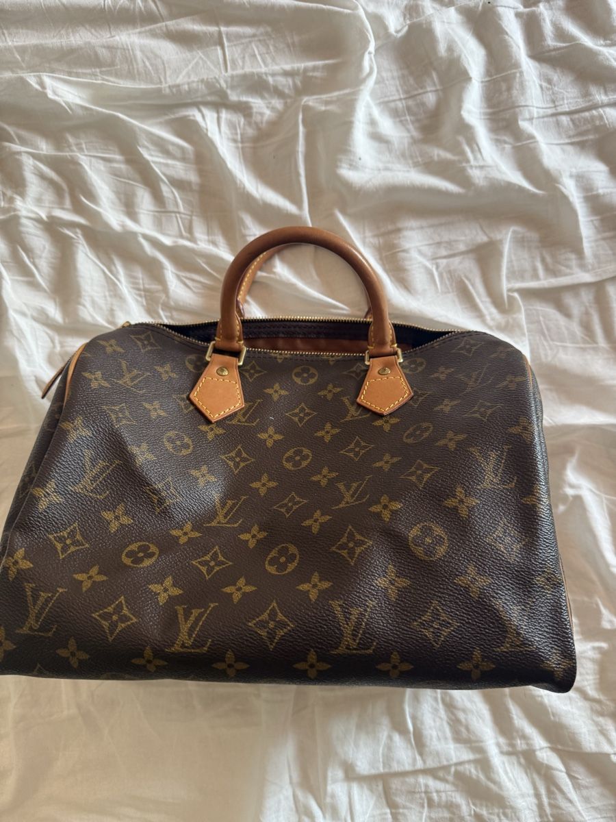 Taschen für Damen: Louis Vuitton Speedy 30 Monogram Tasche Leder – Gebraucht aus Rickenbach BL von lua_xzm7 2