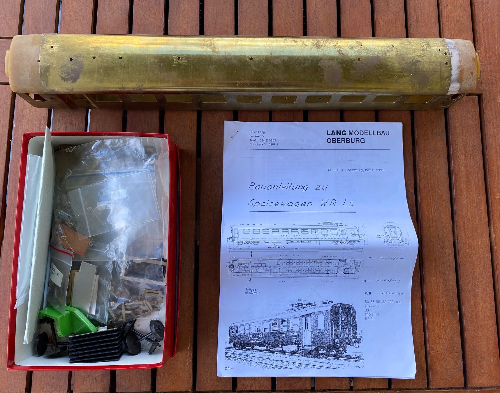 Modelleisenbahnen: Bausatz WR Ls Lang Modellbau – Neu (gemäss Beschreibung) aus Pfaffnau von