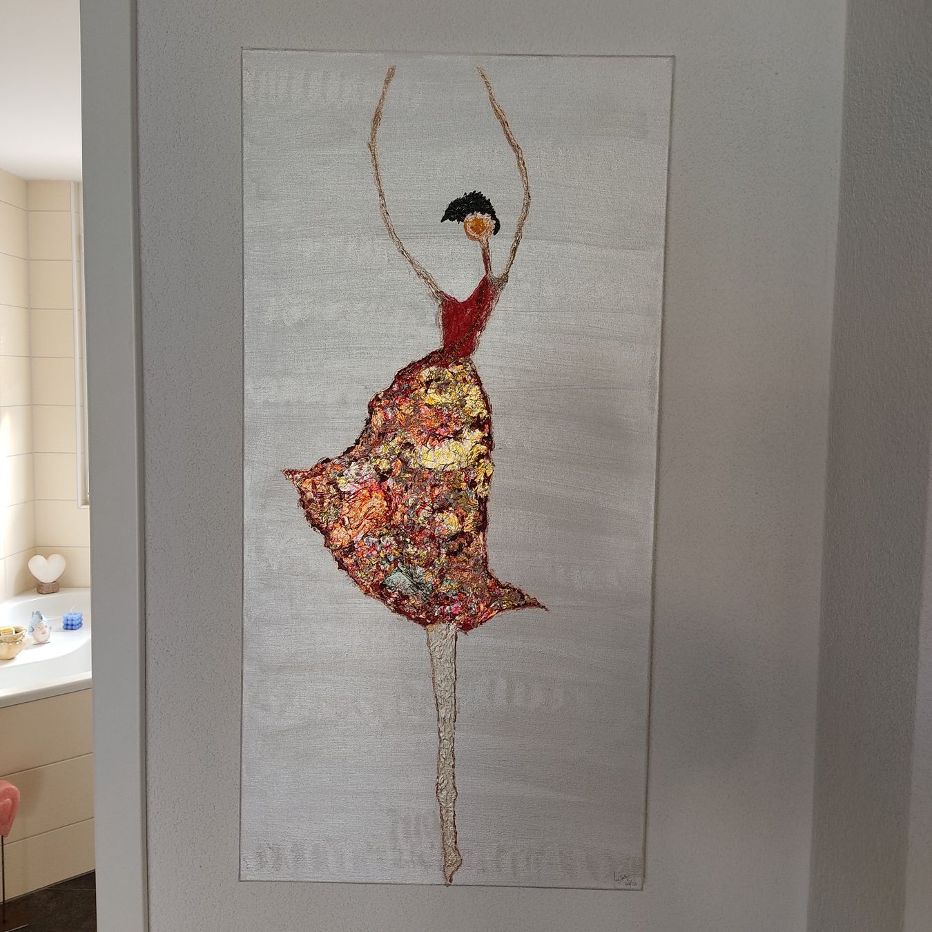 Gemälde: Acrylbild "Ballerina" – Neu (gemäss Beschreibung) aus Heimberg von lisari01 1
