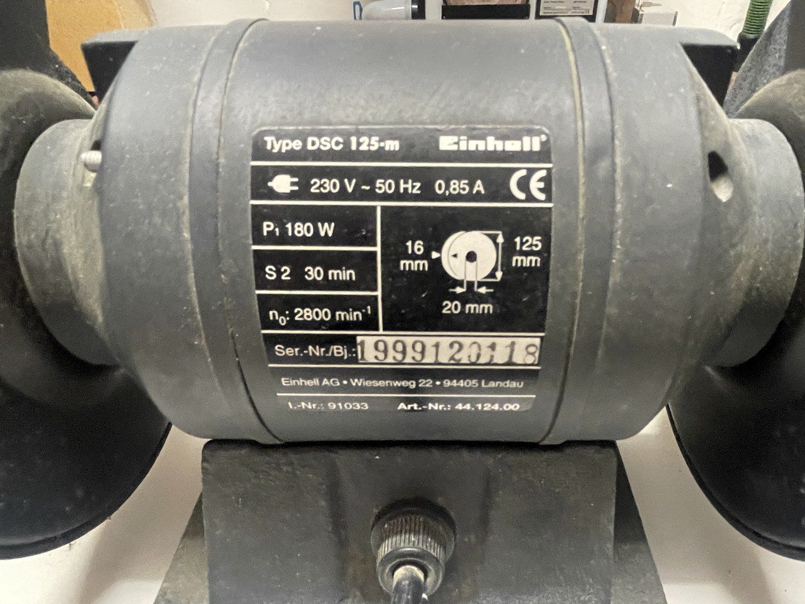 Einhell Smerigliatrici & Lucidatrici: Einhell DSC 125-m Doppelschleifer 230V – Usato da Ebnat-Kappel venduto da EundF 5