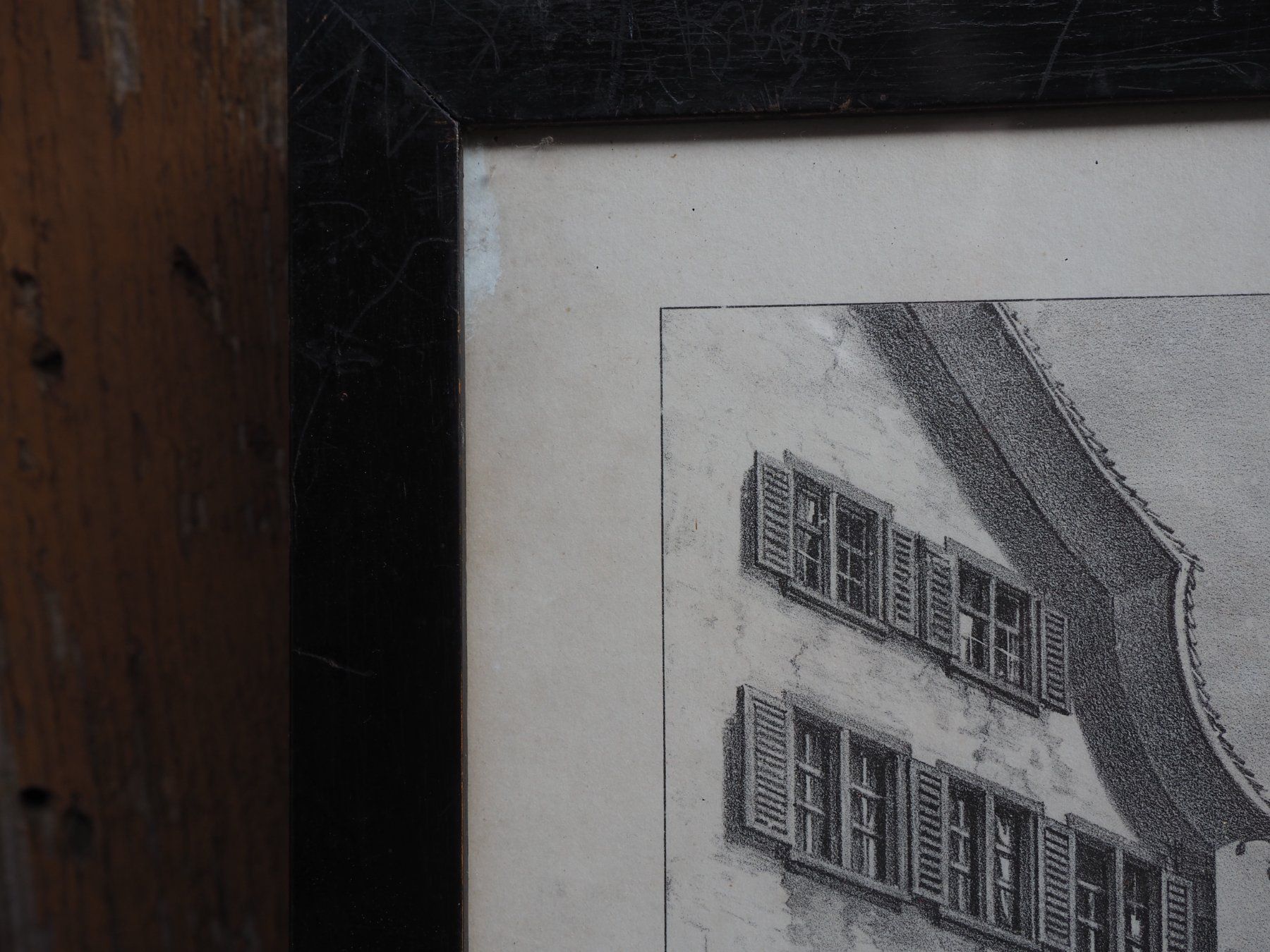 Poster & Bilder: Litho: Ansichten der Gasthöfe in Glarus – Gebraucht aus Schänis von Lobelie1 4