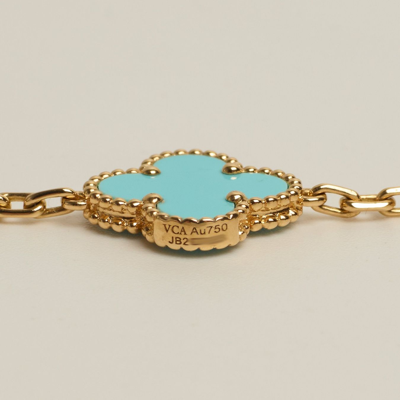 Van Cleef Bracciali & Braccialetti: Authentique Bracelet VAN CLEEF ARPELS Alhambra turquoise – Nuovo (secondo la descrizione) da Carouge GE venduto da TLD 5