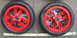 2 neue Luftbereifte Räder für Trotti,Gokart,Scooter