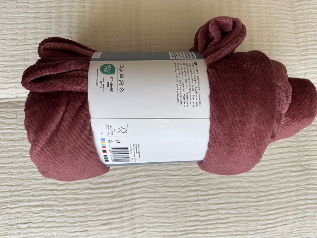 Coperte: Kuschelige Microfaser Decke, 150x200cm, Neu & Originalverpac – Nuovo e nell'imballaggio originale da Basel venduto da triniswiss68 4