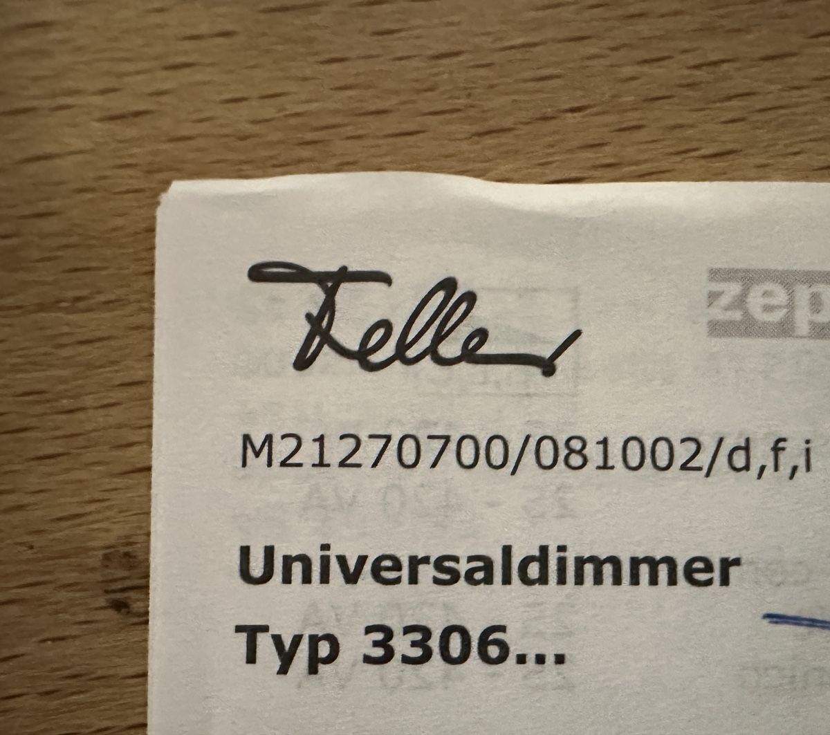 Feller Schalter: Feller Zeptrion Air Material gebraucht – Gebraucht aus Ebnat-Kappel von mailoboesch 3
