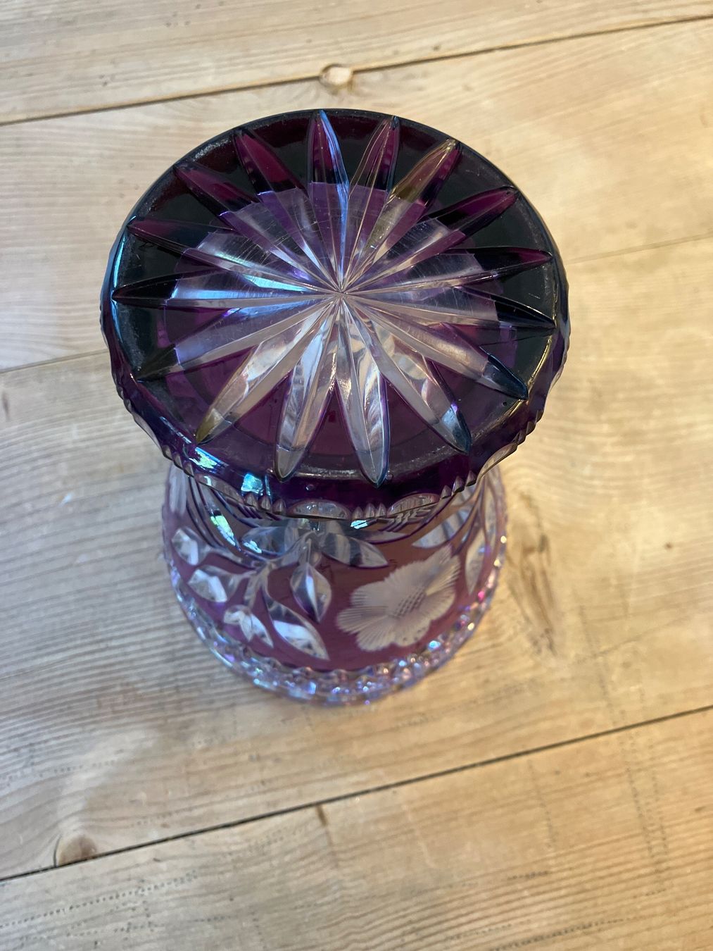 Vase & Récipients: Vase - Bleikristall - Lila - Böhmisches Glas – D'occasion à Winterthur par pompea 5