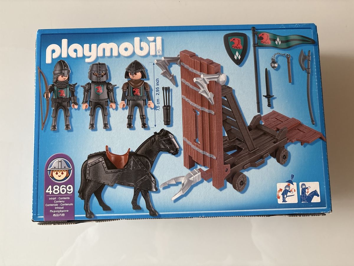 Playmobil Giocattoli: Playmobil 4869 Sturmwagen mit Raubrittern – Nuovo e nell'imballaggio originale da Luzern venduto da Glitzer76 1