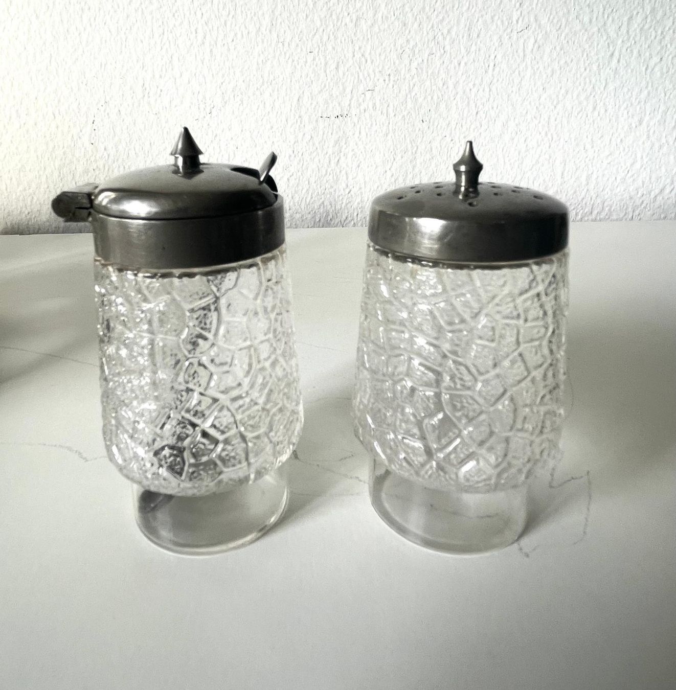 Cucine complete:   Antike Gewürz Menage silberfarbig 1960 – Usato da Basel venduto da Jcva 3