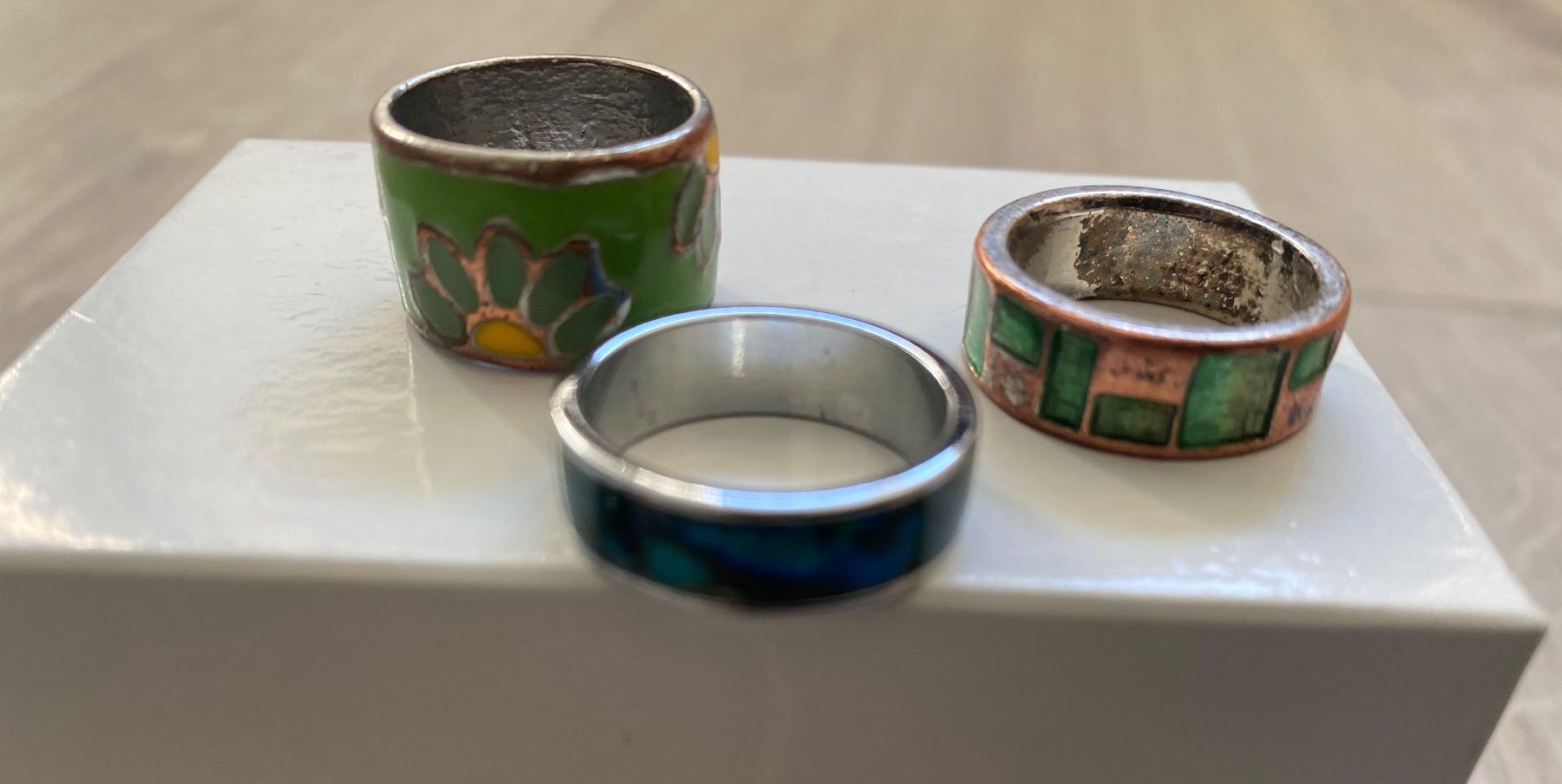 Sonstiger Schmuck: Kette Perlen Kette Ring Ohrringe Ohrstecke – Gebraucht aus Dottikon von 6571 3