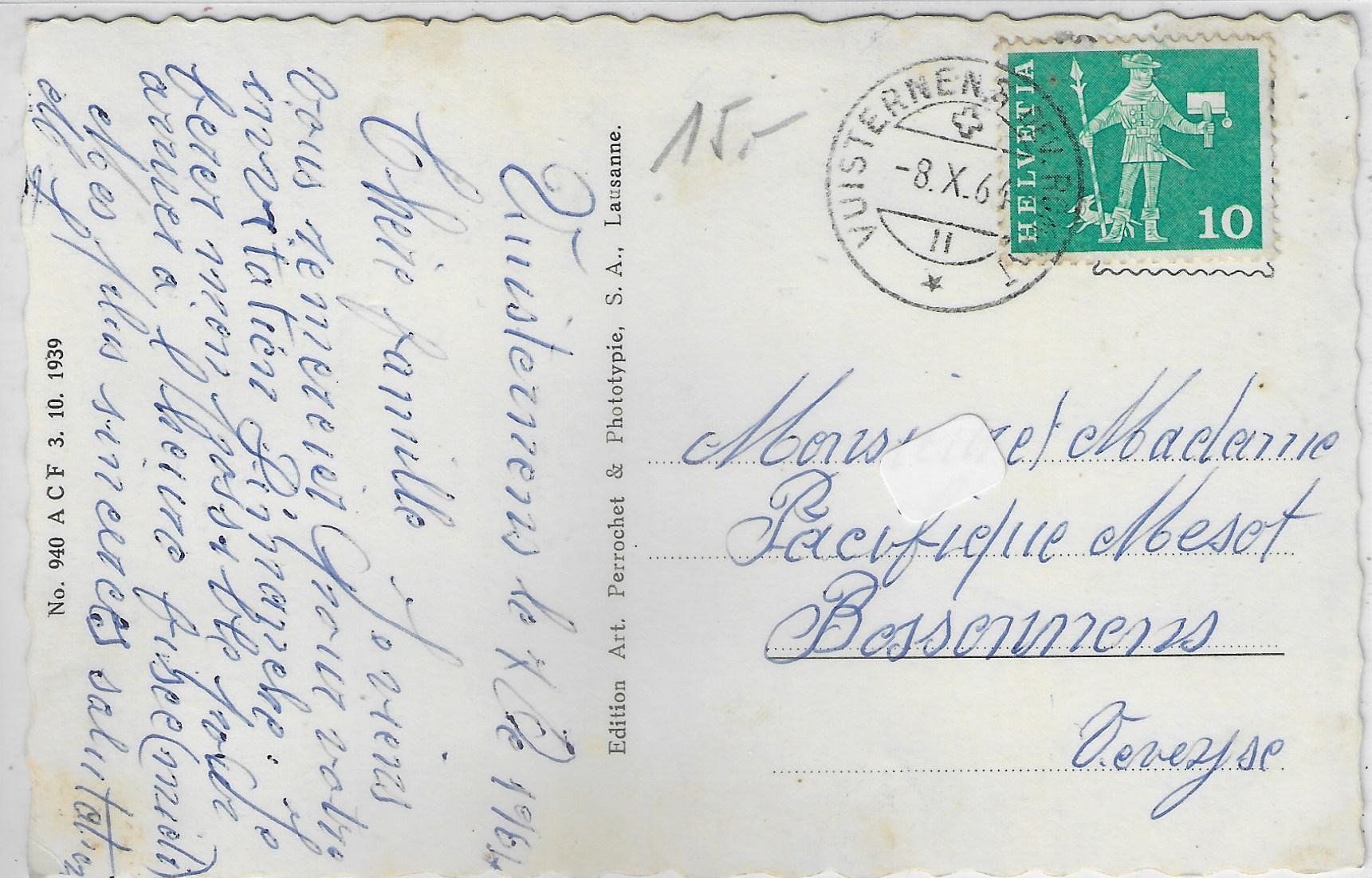 Ansichtskarten: Cully et le Dezaley – Gebraucht aus Ettingen von Kartenplanet 1