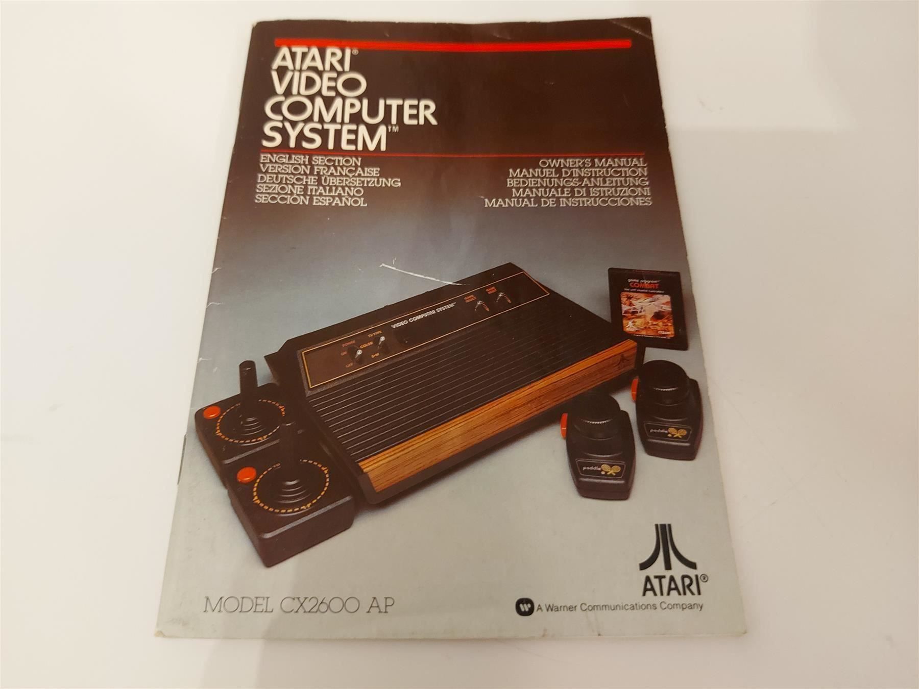 Console: Atari CX2600 Anleitung CX 2600 – Usato da Aarau venduto da Kaesekuchen2000