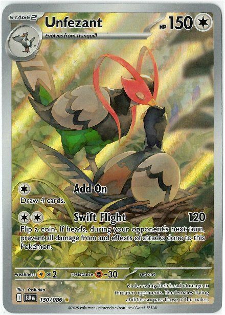 Pokémon Carte collezionabili: Unfezant (BLK 150) – Usato da  venduto da