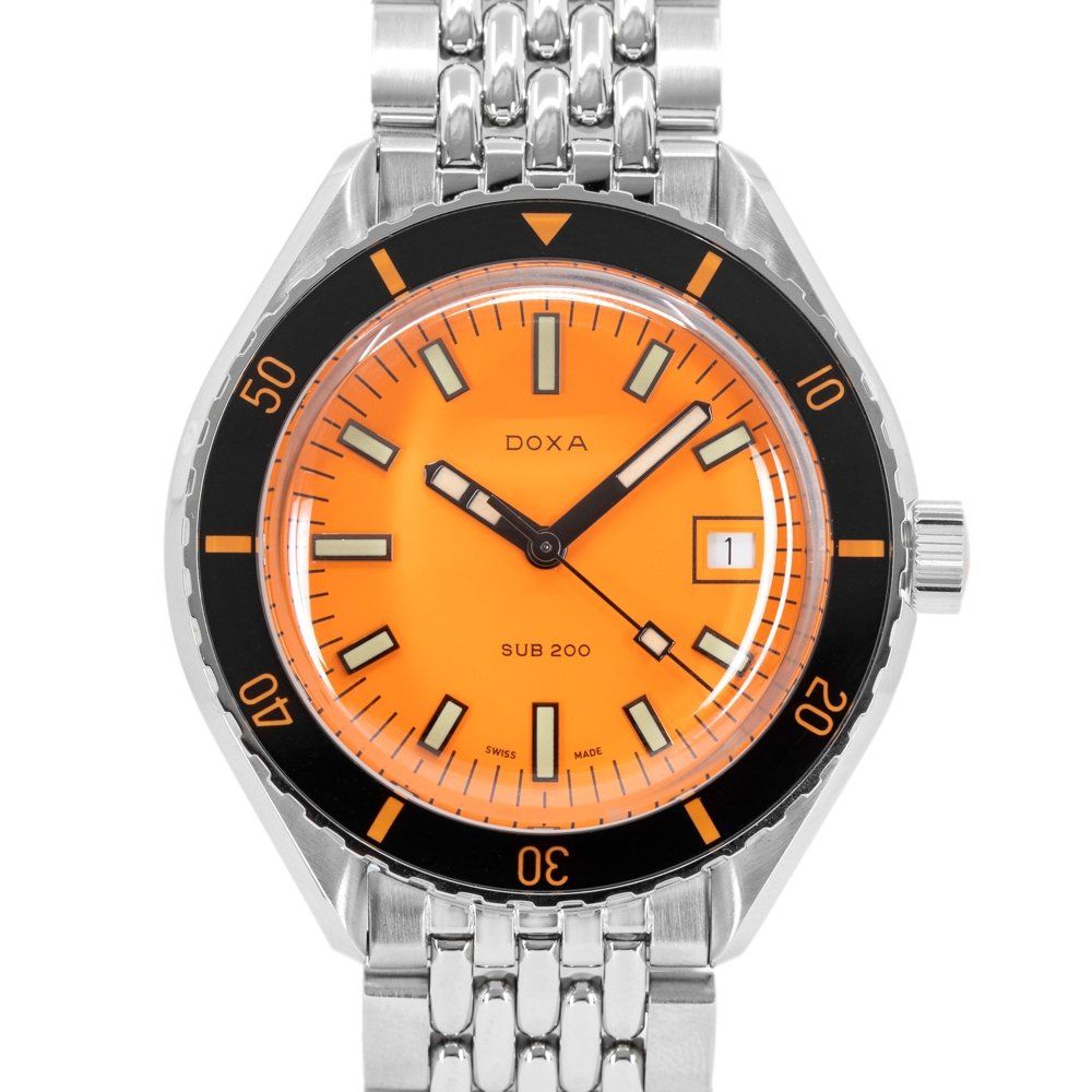 Doxa Uhren: DOXA 799.10.351.10 SUB 200 Professional Orange Dial – Neu und originalverpackt aus Schindellegi von harveystore 1