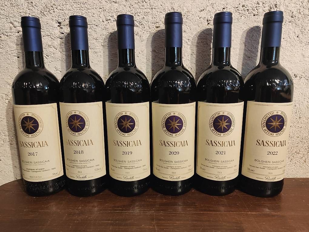 Sassicaia Vino: Sassicaia Vertikale 2012 bis 2022 – Nuovo (secondo la descrizione) da chur venduto da Hmars 1