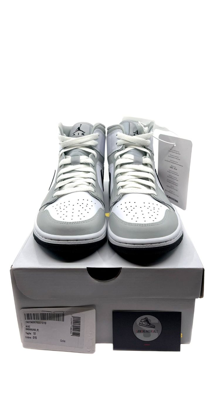 Jordan Scarpe da uomo: Jordan 1 Mid Light Smoke Grey Grösse EU 42 – Nuovo e nell'imballaggio originale da Küsnacht ZH venduto da SamSneakerSale 3