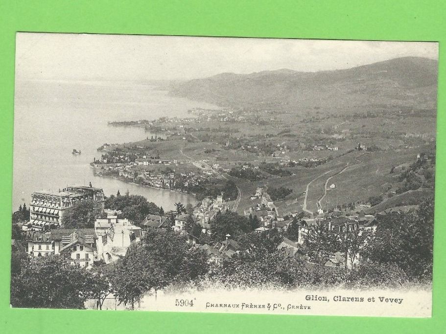 Ansichtskarten: Glion, Clarens et Vevey – Gebraucht aus Zürich von t24_de