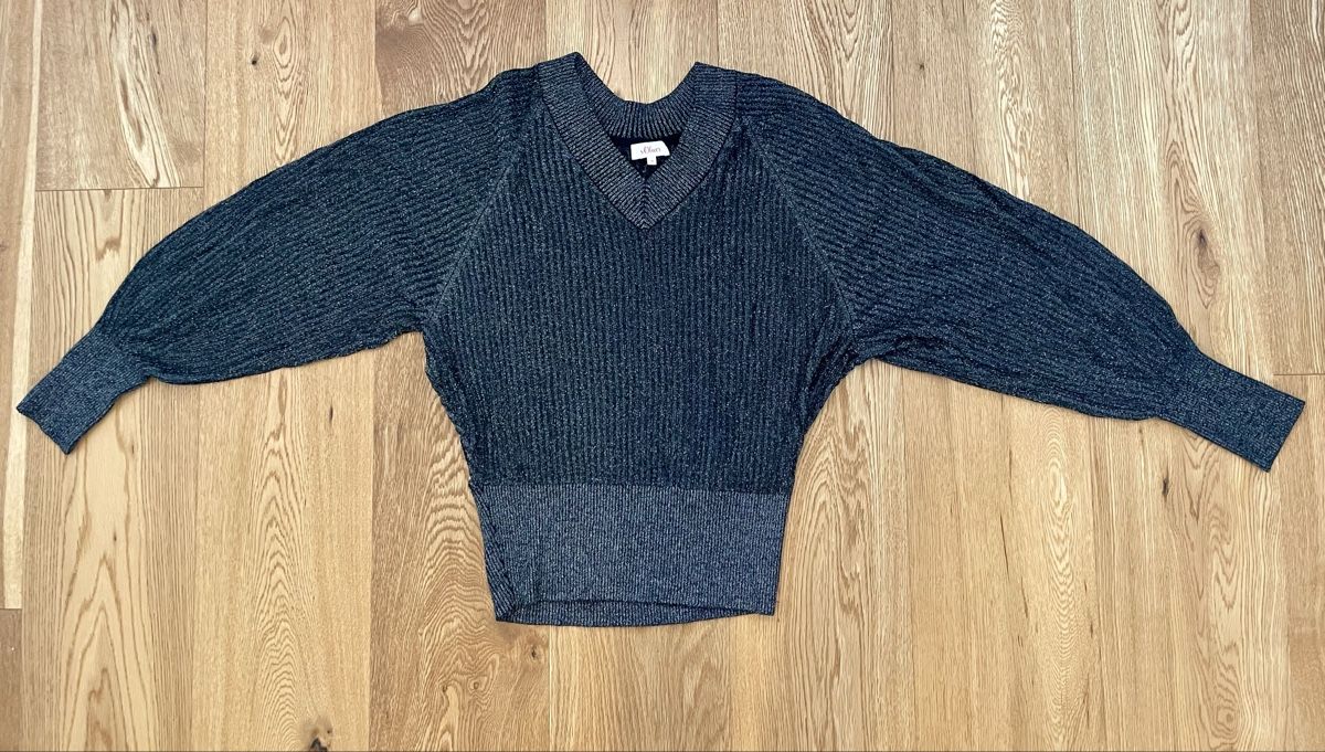 S.Oliver Maglioni & Felpe: S.Oliver Strickpullover - Grau Glitzer – Nuovo (secondo la descrizione) da Stansstad venduto da alexandra171080 1