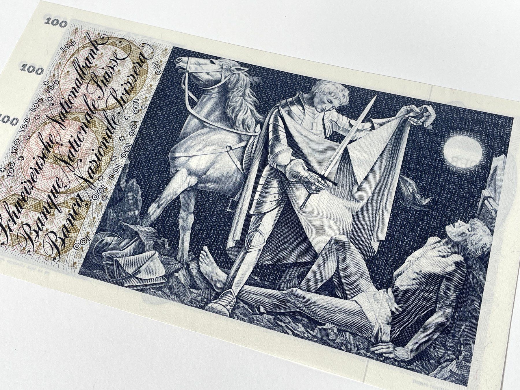 Banknoten: 100er Note Schweiz - 1972 – Gebraucht aus Zürich von Hedwig-steig 2