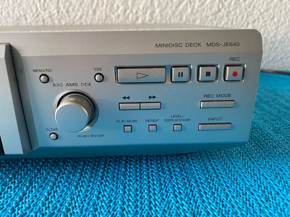 Sony Mini Disc Deck MDS JE640 Kaufen auf Ricardo